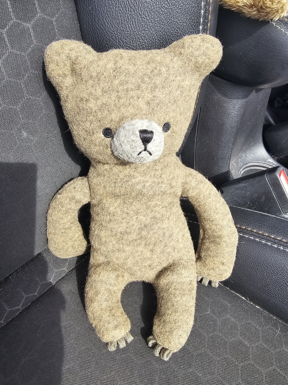 Gund Brown Felted Bear Plush - Neutral Tan Teddy